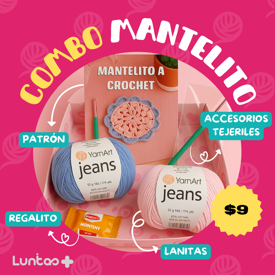 Kit Mantelito a Crochet